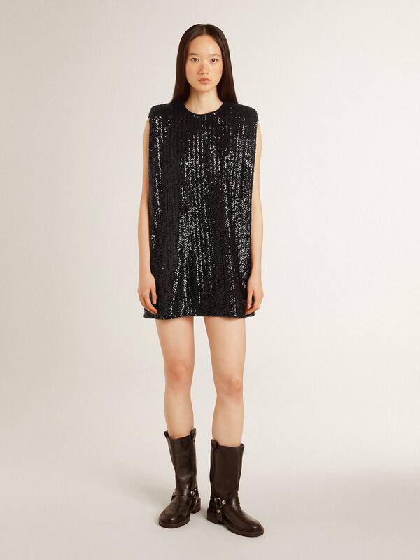 Golden Goose - Women’s black sequin dress in 