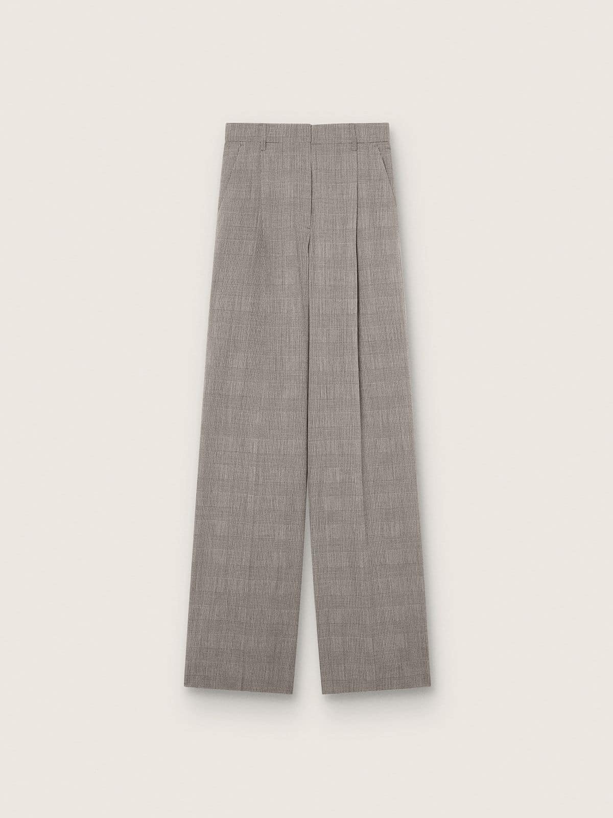 Golden Goose - Oversize-Damenhose mit grauem Prince-of-Wales-Dessin in 