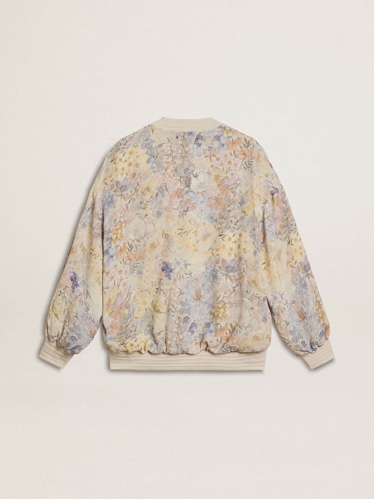 Golden Goose - Women’s cardigan with floral print and embroidery in 