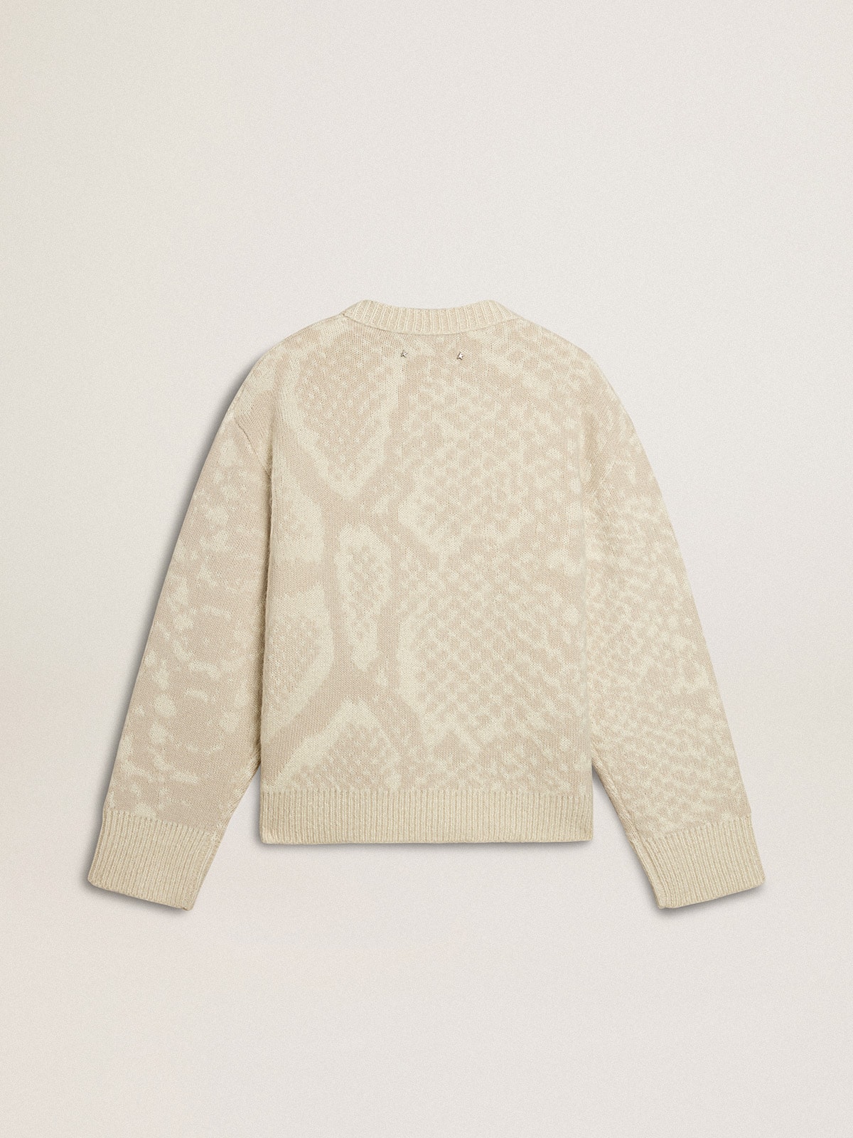 Golden Goose - Women’s beige CNY sweater with patterns in 