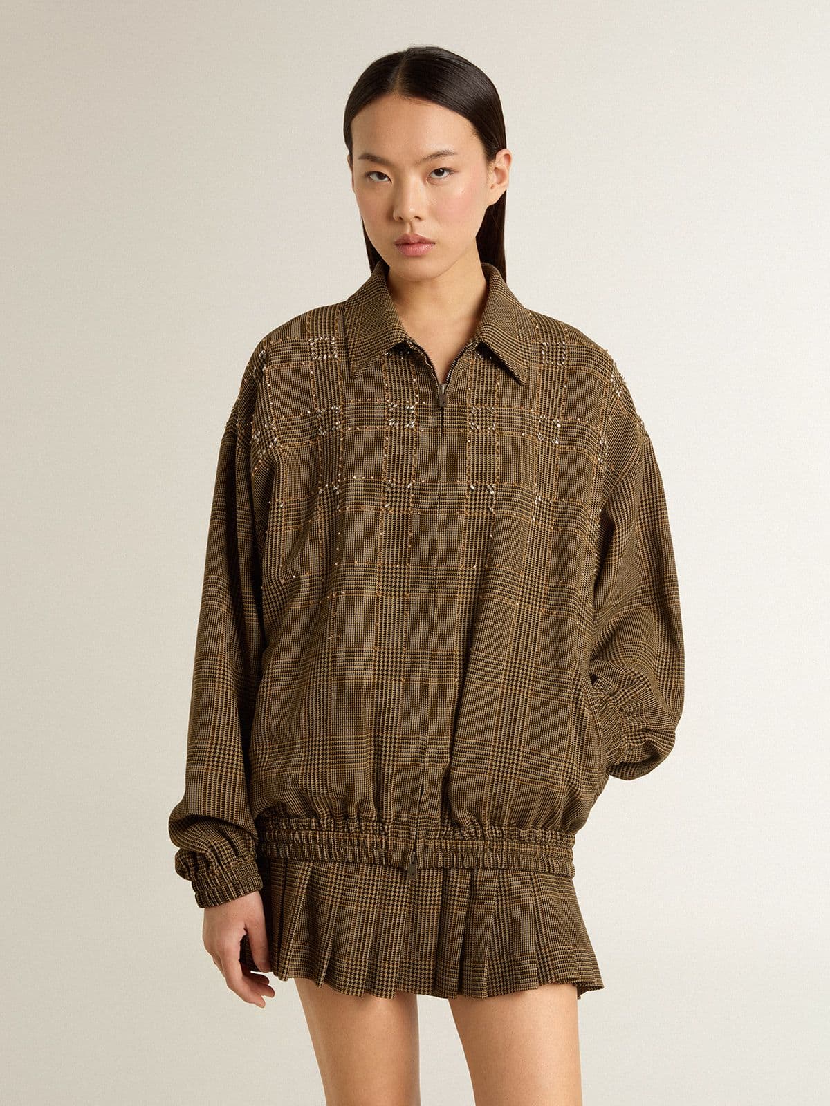 Golden Goose - Cazadora bomber de mujer de lana in 
