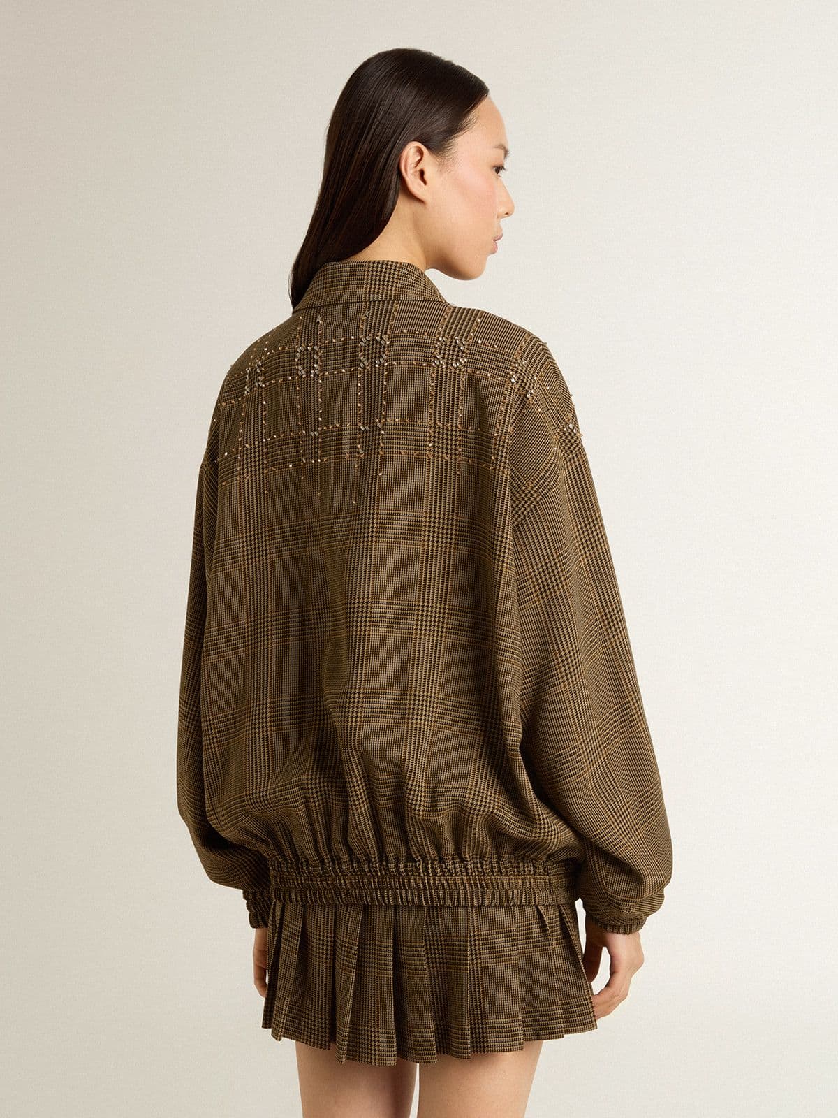 Golden Goose - Cazadora bomber de mujer de lana in 