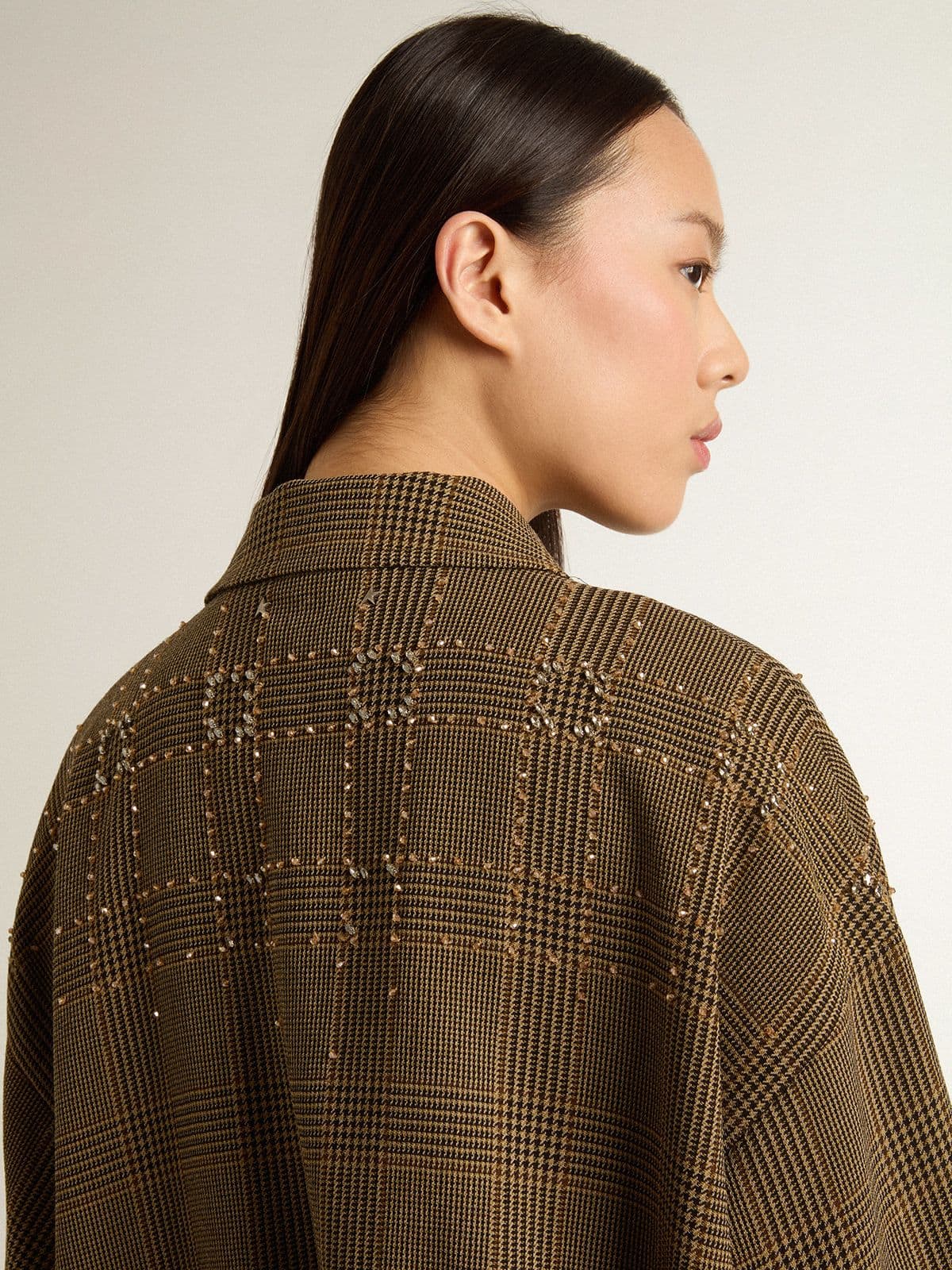VIP【送料関税込】GOLDEN  LOGO WOOL BOMBER JACKET Women's wool bomber jacket