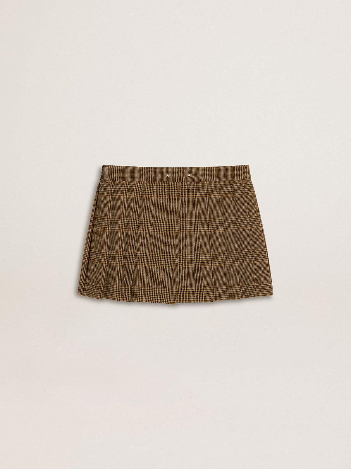 Golden Goose - Wool pleated mini skirt in 