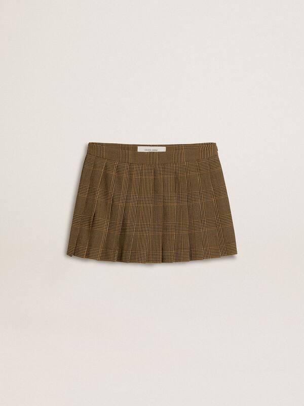 Golden Goose - Wool pleated mini skirt in 