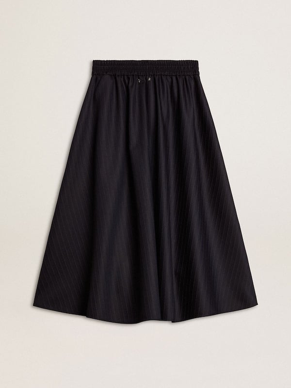 Golden Goose - Women’s midnight blue wool skirt in 