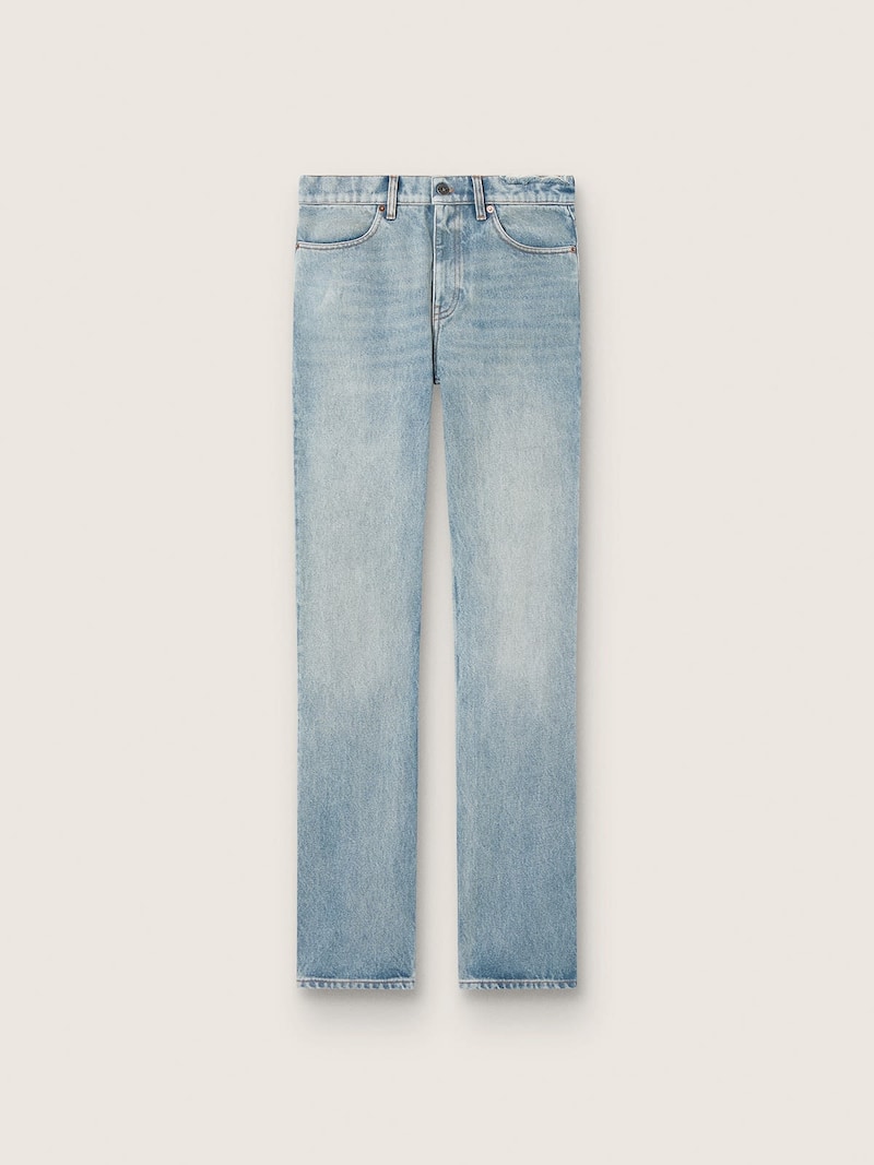 Jeans da donna in denim azzurro