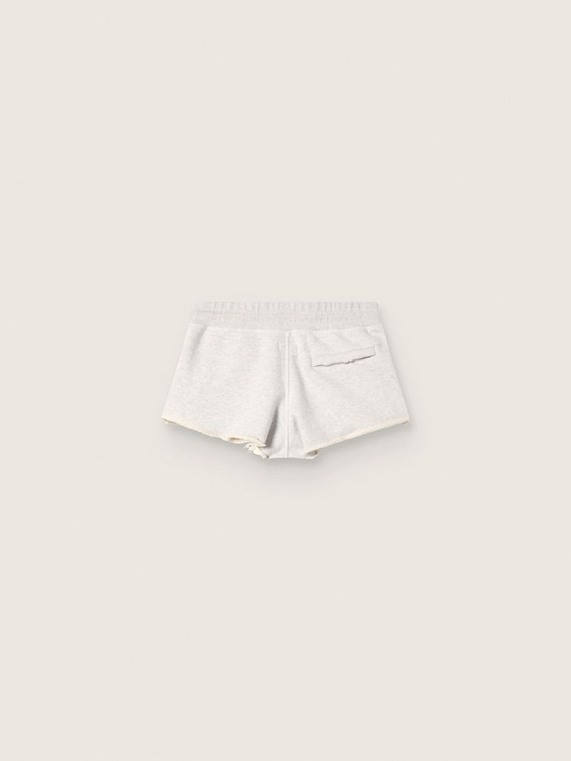 Golden Goose - Short pour femme Star en molleton gris chin&eacute; in 