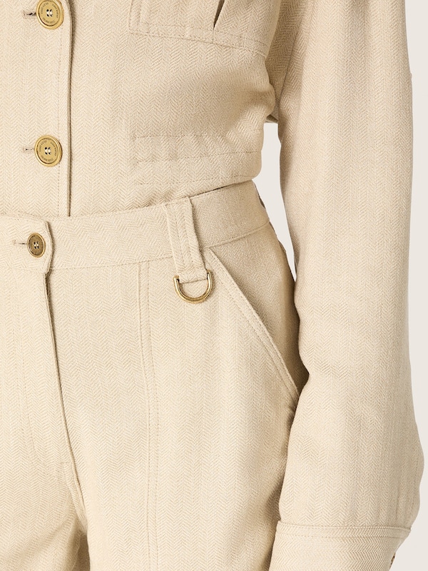 Golden Goose - Women's beige viscose pants in 