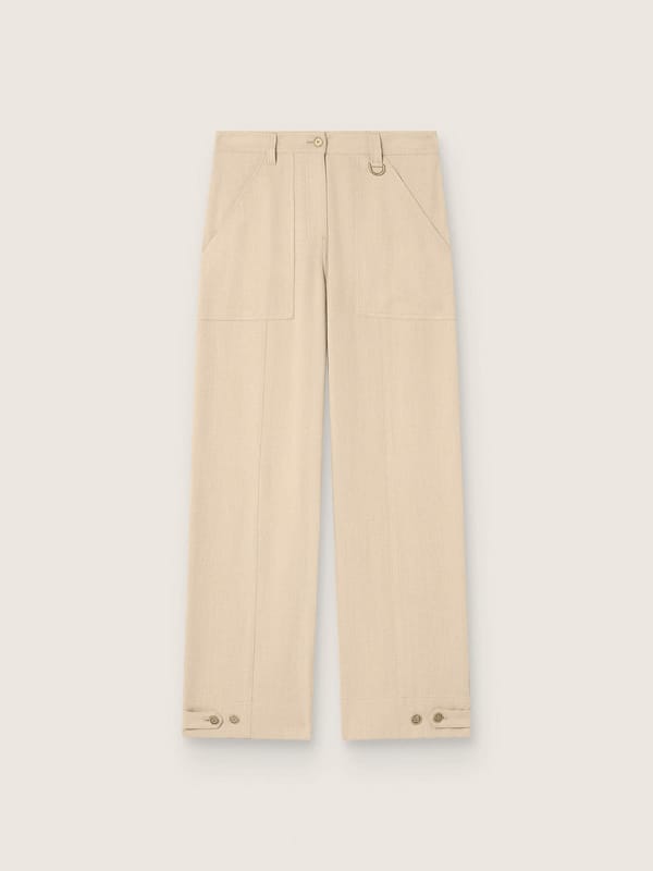 Golden Goose - Women's beige viscose pants in 