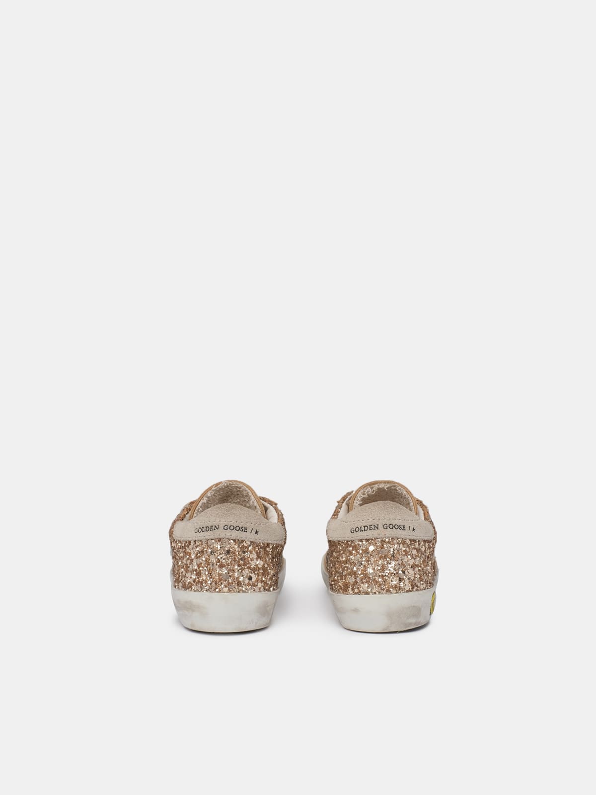 Golden Goose - Old School sneakers with gold glitter in 