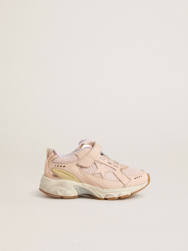 Young Lightstar in pink leather and mesh with pink leather star