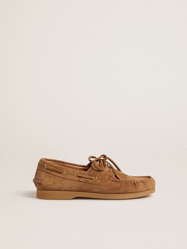 Golden Goose - Young Cruise loafer in light brown suede in 