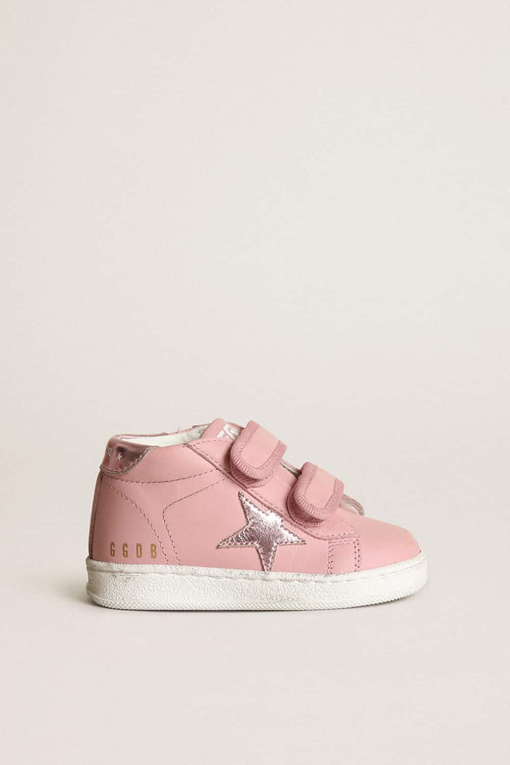 Golden Goose - June in pink nappa with pink metallic leather star and heel tab in 