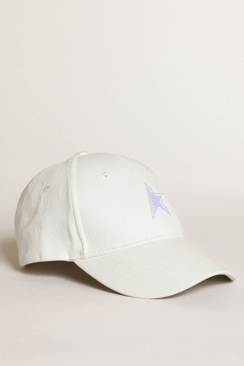 Golden Goose - Kids&rsquo; white baseball cap with star in 