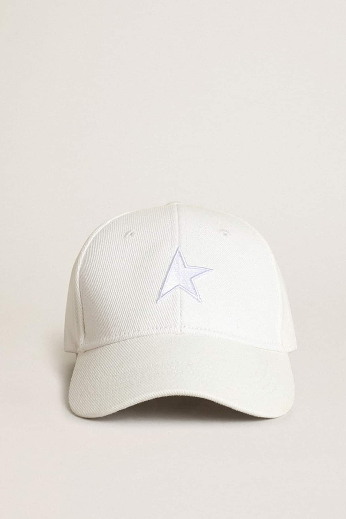 Golden Goose - Gorra de béisbol en color blanco de niño con estrella in 