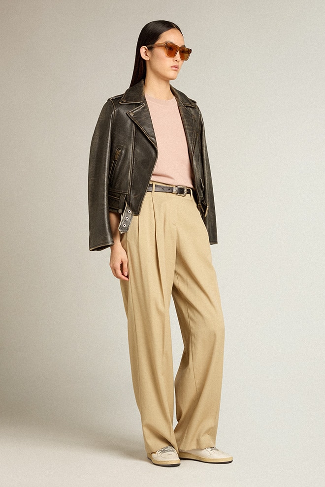 ゴールデングース コットンロゴスウェットシャツ ピンク ピンク系 Golden Goose(ゴールデングース) スウェット